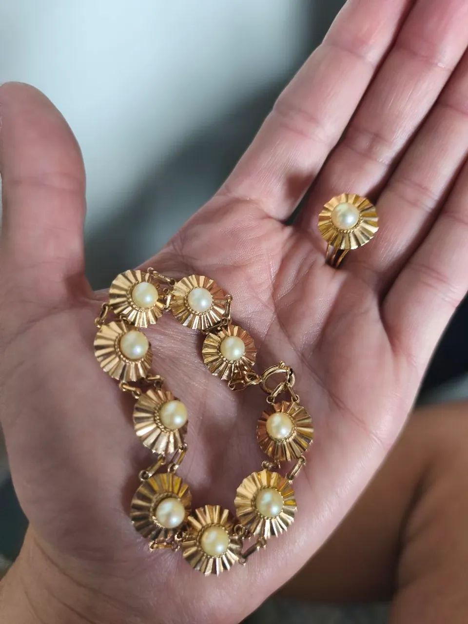 Vendo conjunto vintage 18k