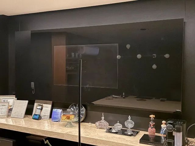 Painel de vidro com TV embutida - Foto 2
