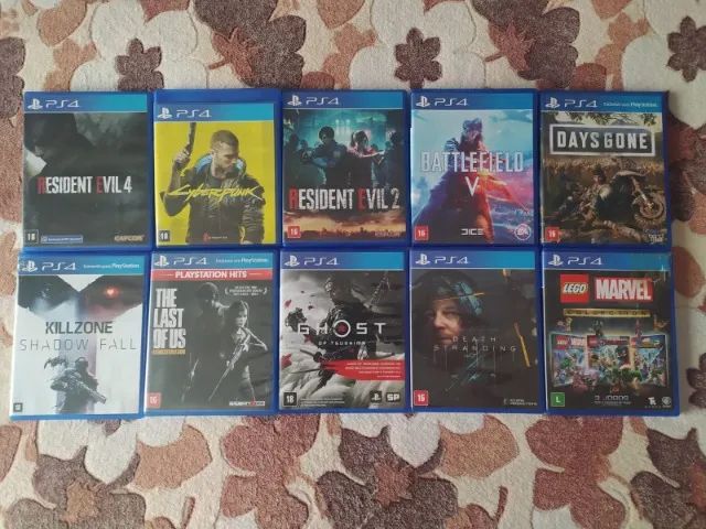 PlayStation PS Play 4 PS4 Jogos Midia Fisica!
