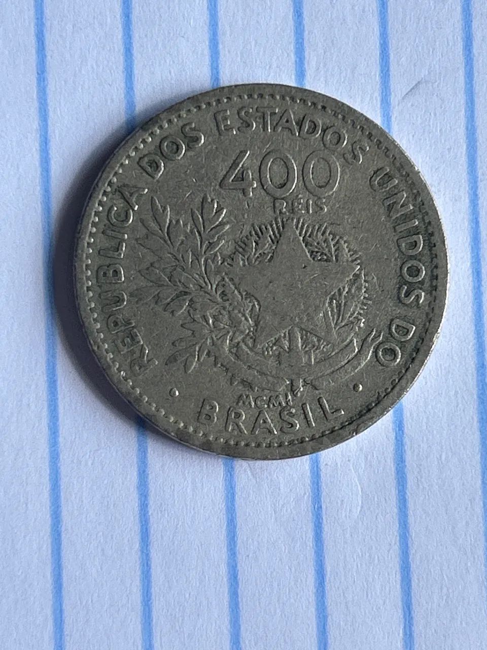 Moeda 400 réis MCMI (1901)