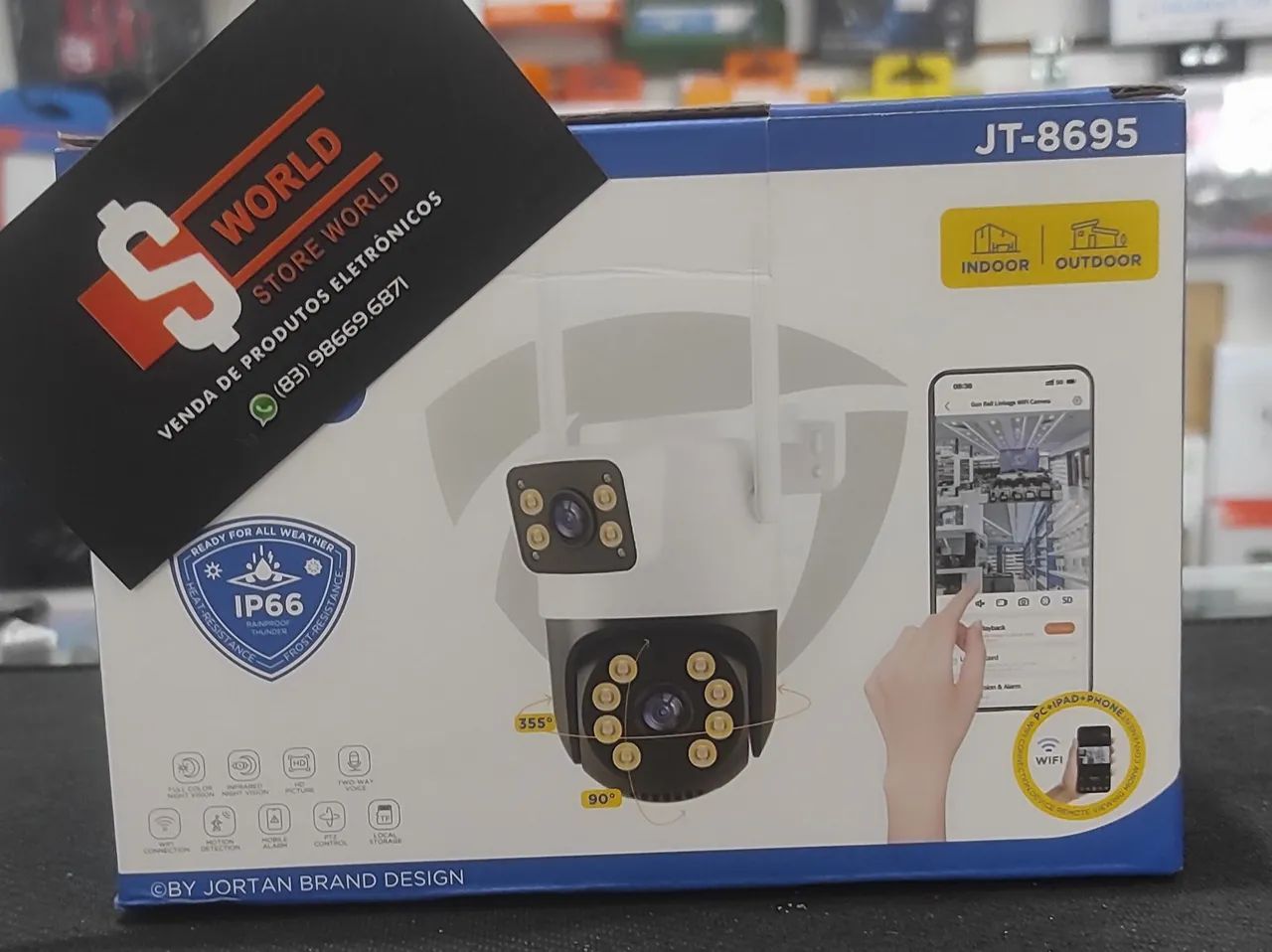 Câmera Dupla externa Wi-fi - Store World 