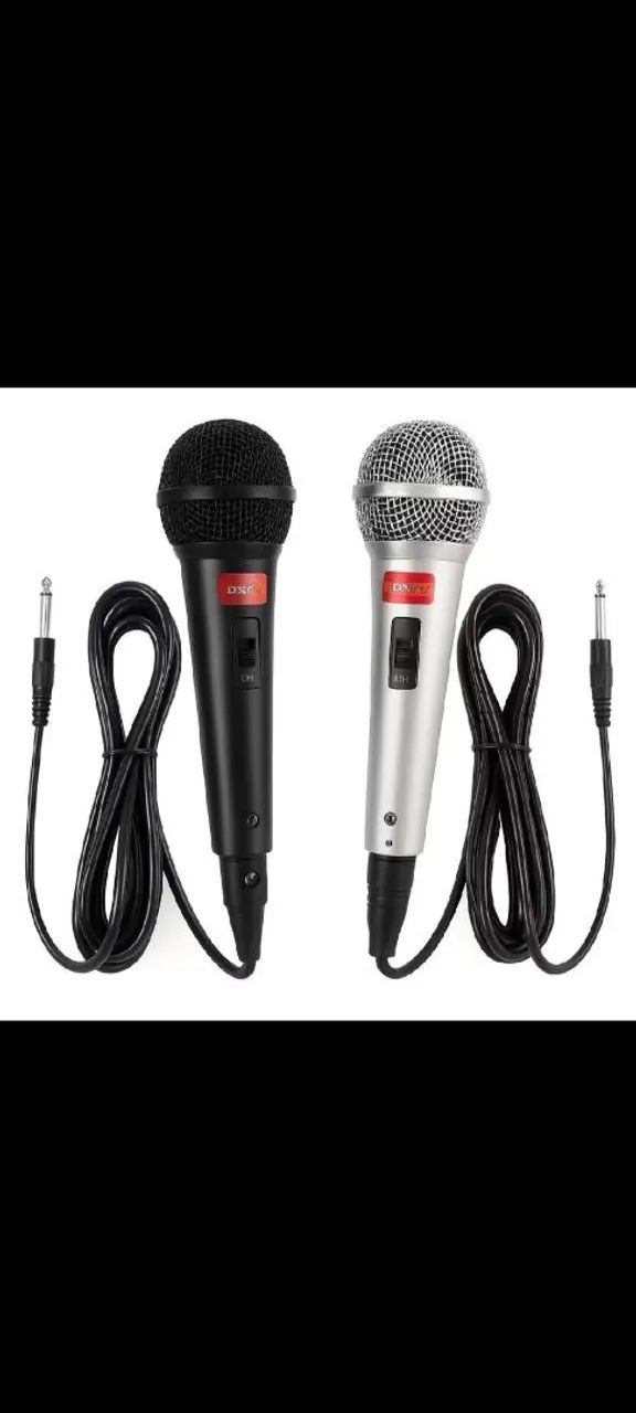 Kit com 2 microfones com fio 451967403751516161
