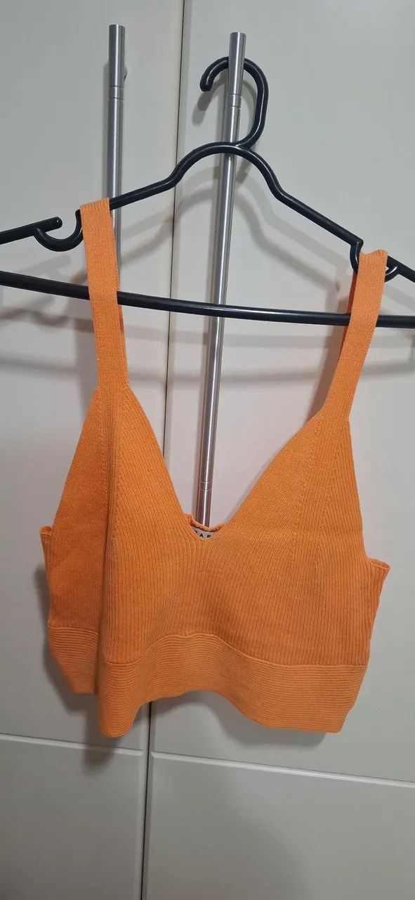 Cropped tricô DZARM nunca usado
