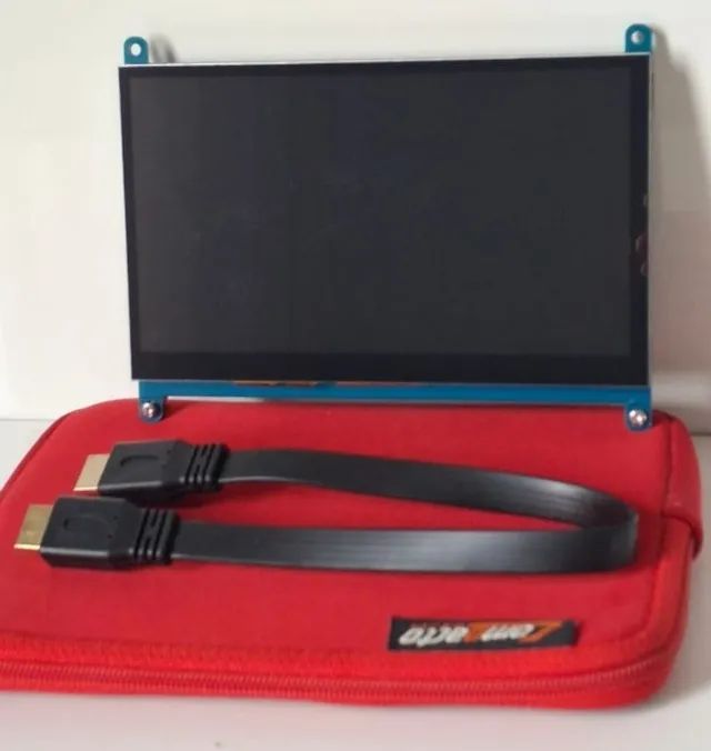 Display Touchscreen 7 pol HDMI 1024X600 - Compatível com Raspberry Pi 