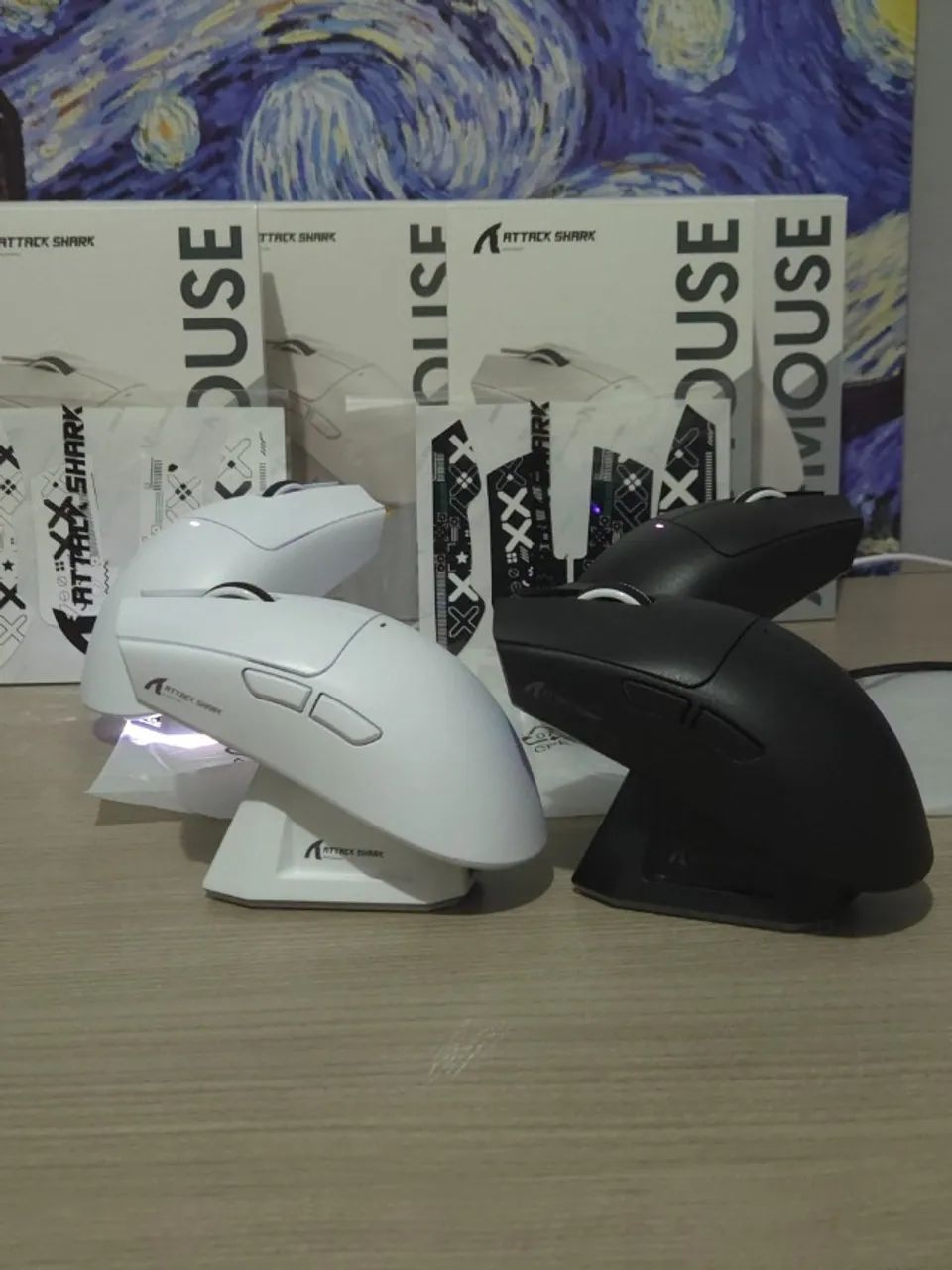 Attack Shark X11 - Mouse Gamer Tri-Mode com Sensor PAW3311