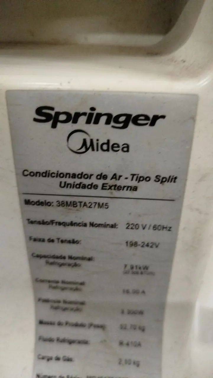 Ar condicionado multi-split 27.000 Btu's Midea com evaporadora de 9000 Btu's. - Foto 4
