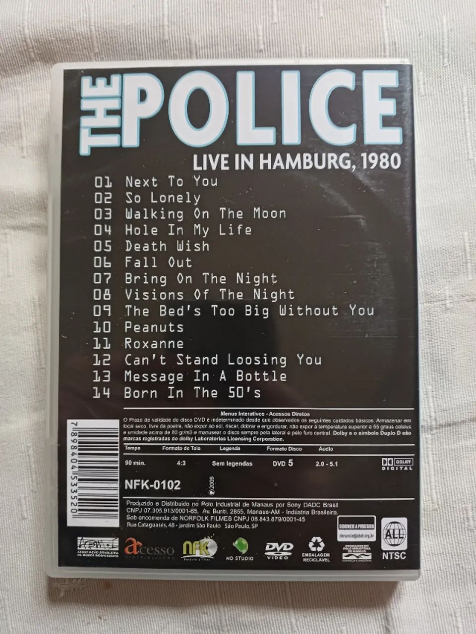 DVD The Police - Live In Hamburg, 1980 - Excelente Estado - Foto 3