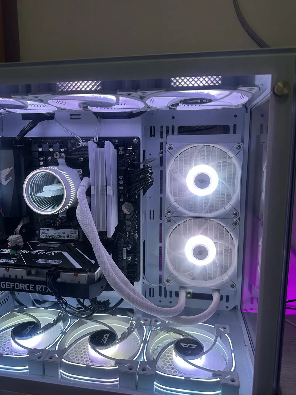 Water cooler Superframe isengard 240mm Branco Amd e Intel - Foto 2