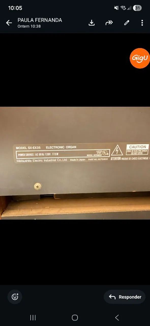 Órgão Eletrônico - Foto 2