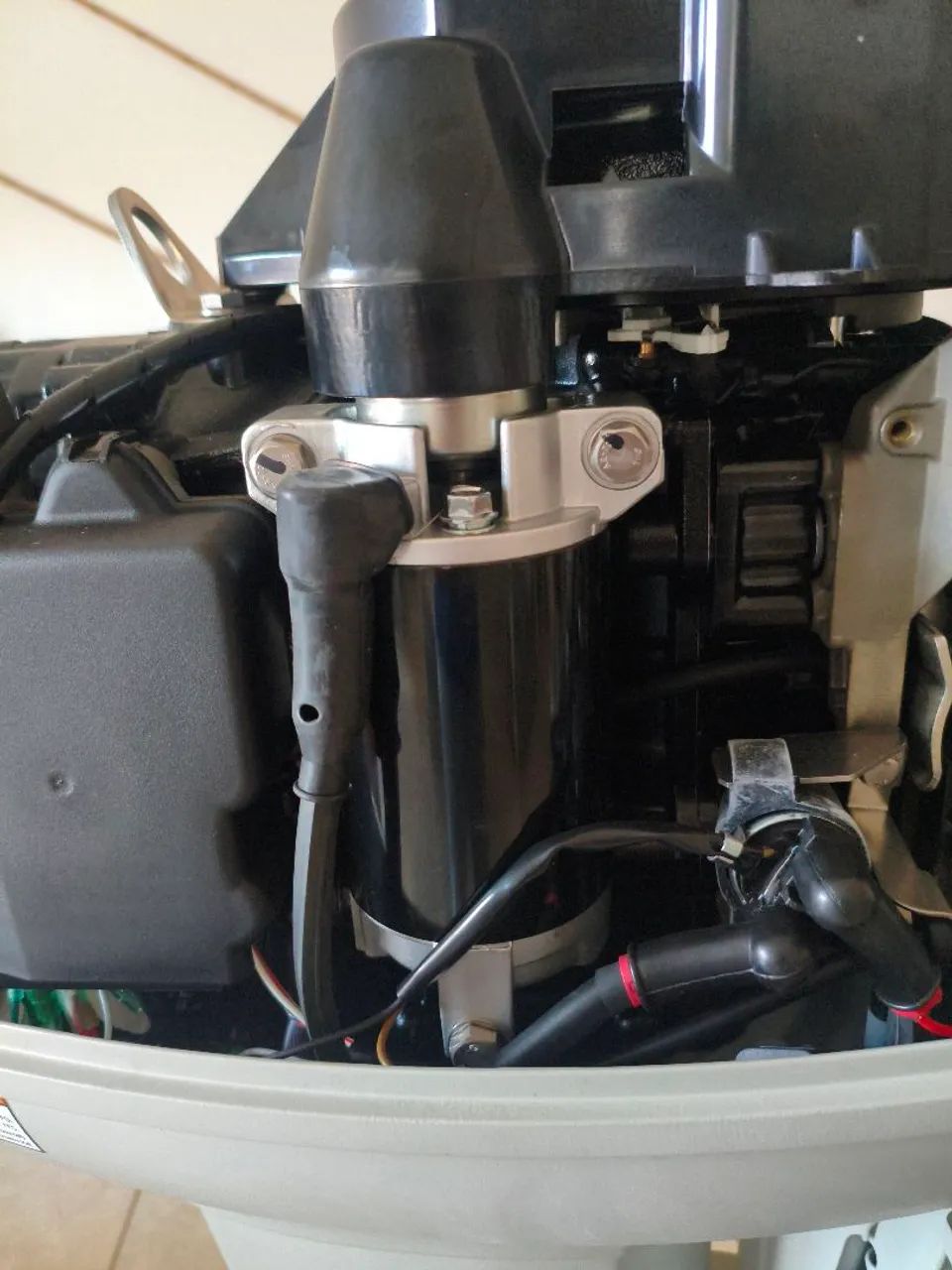 Motor de popa anmax 40 hp machê partida elétrica. - Foto 5