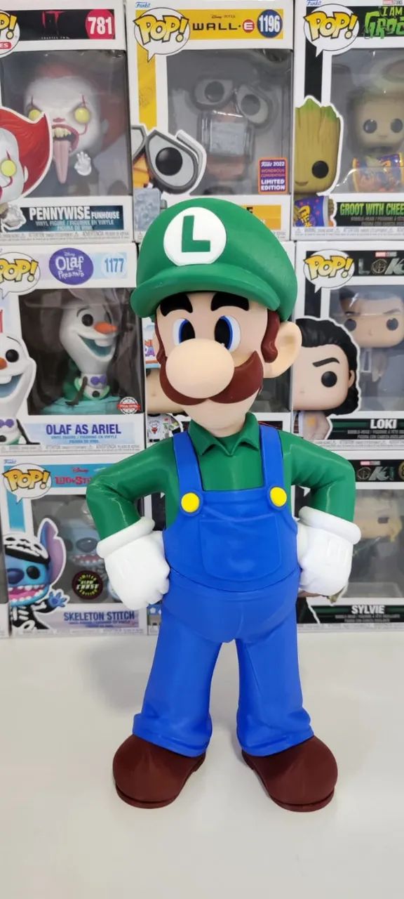 Bonecos 3D Mario e Luigi - Foto 2