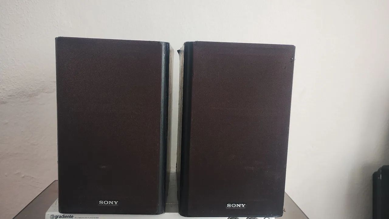 CAIXAS ANTIGAS SONY 6 OHMS - NO PRECINHO PRA VENDER RAPIDÃO - SS-CMX700