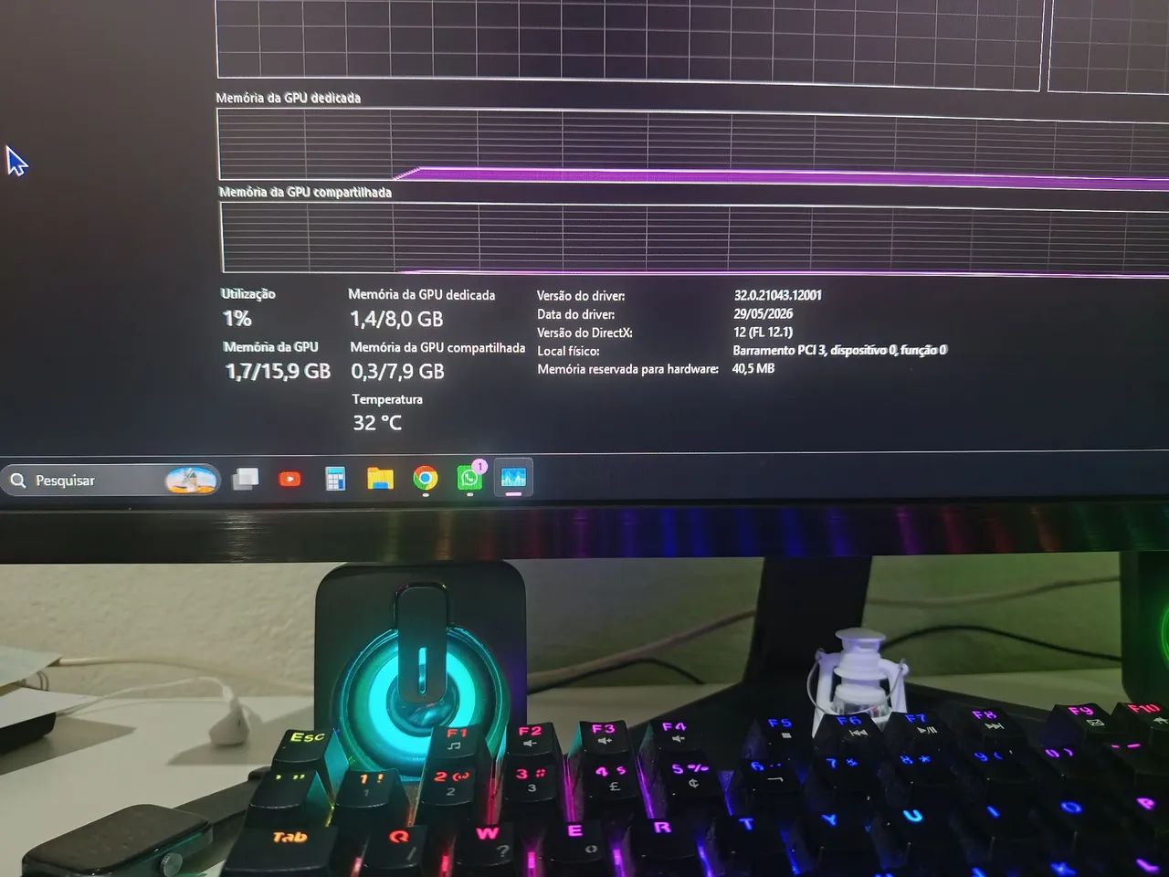 Placa de vídeo RX 5500 XT ASUS 8gb - Foto 3