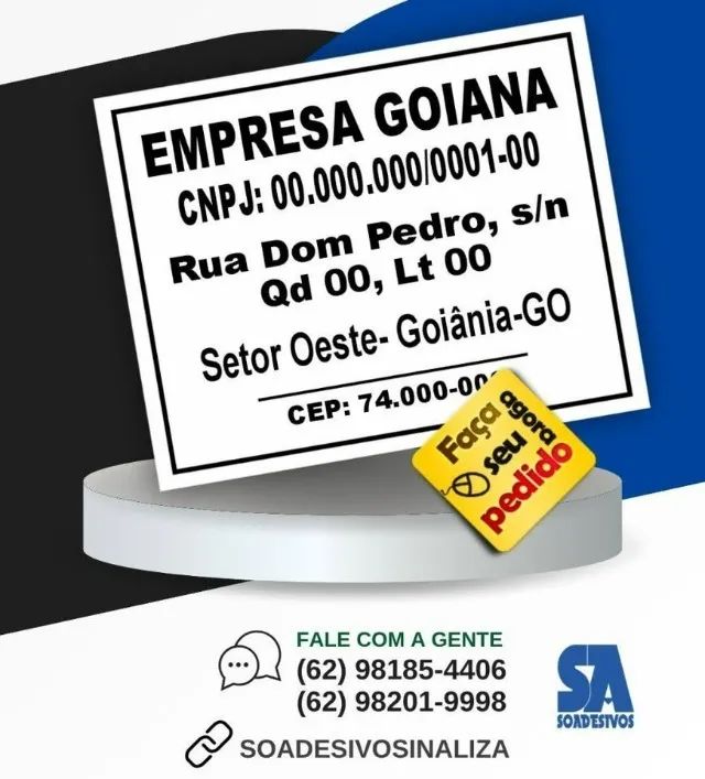 PLACA PARA EMPRESAS - INSPEÇÃO FISCAL - Foto 2