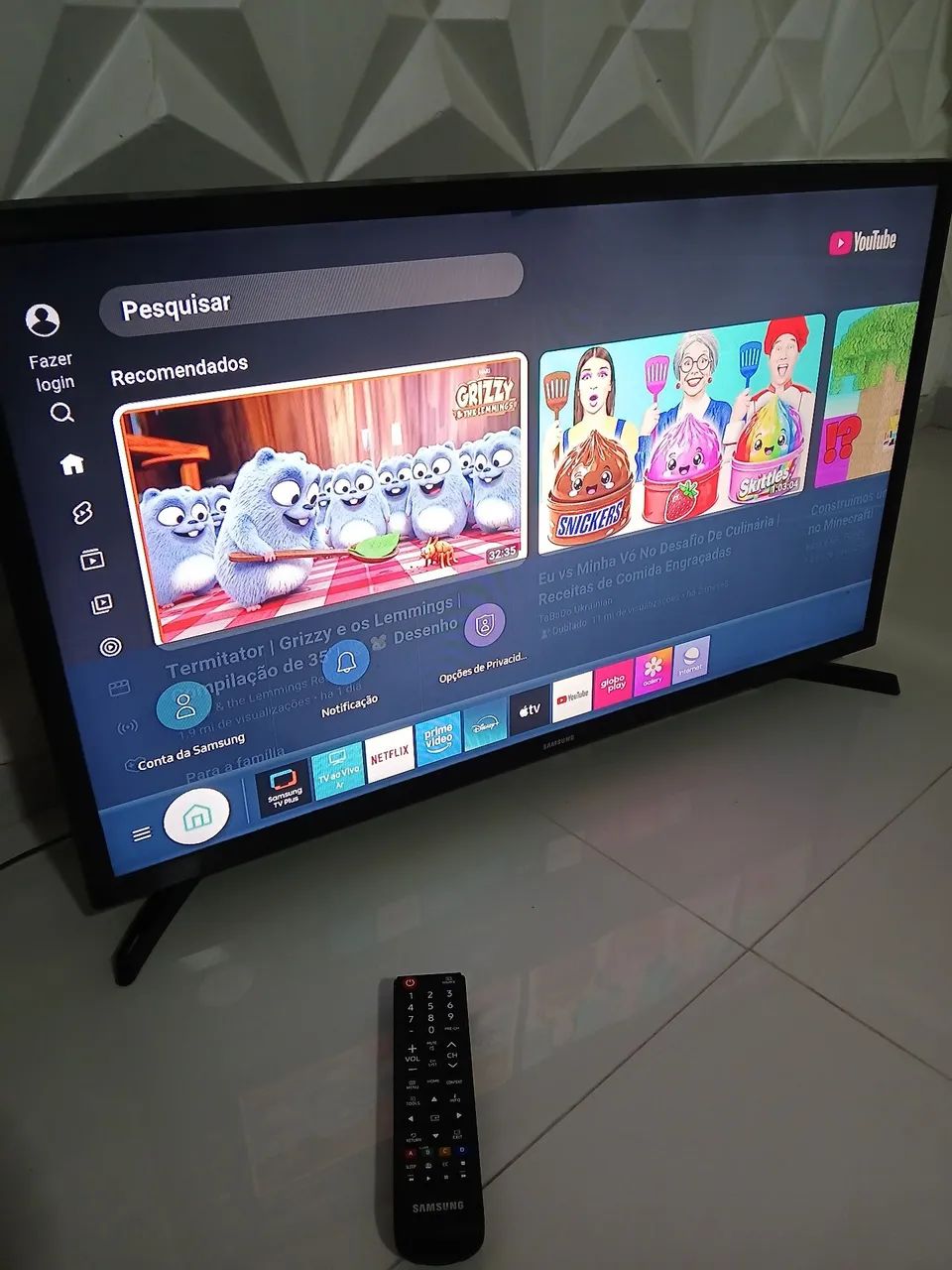 Televisão Samsung smart 