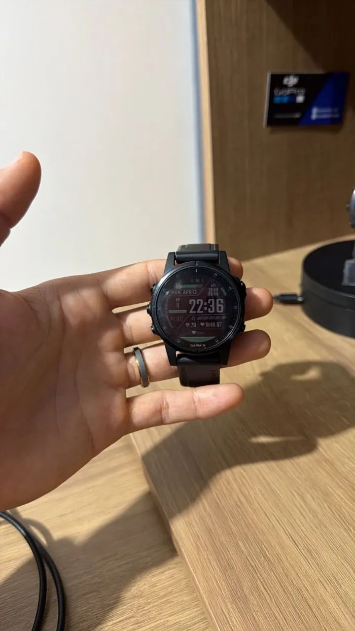 GARMIN Fenix 5s Plus - Semi novo  - Foto 5