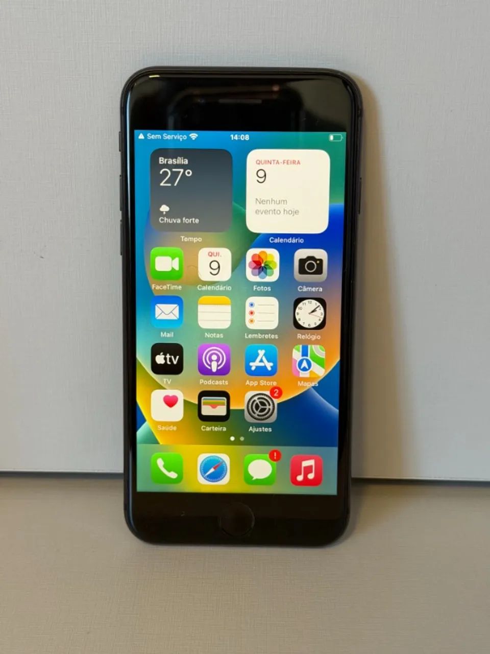 iPhone 8 - 64gb - (space gray - pra mim é preto) hehe - 100