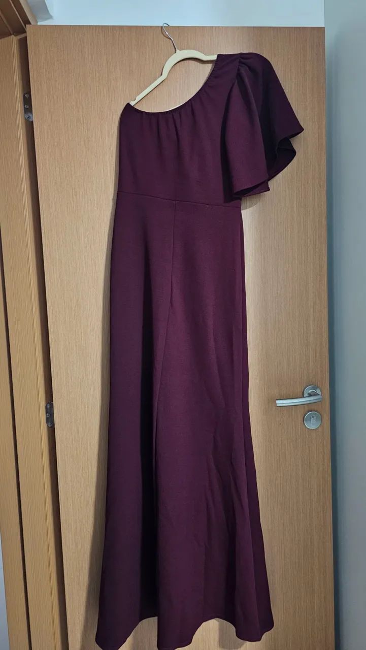 Vestido longo festa marsala - Foto 3