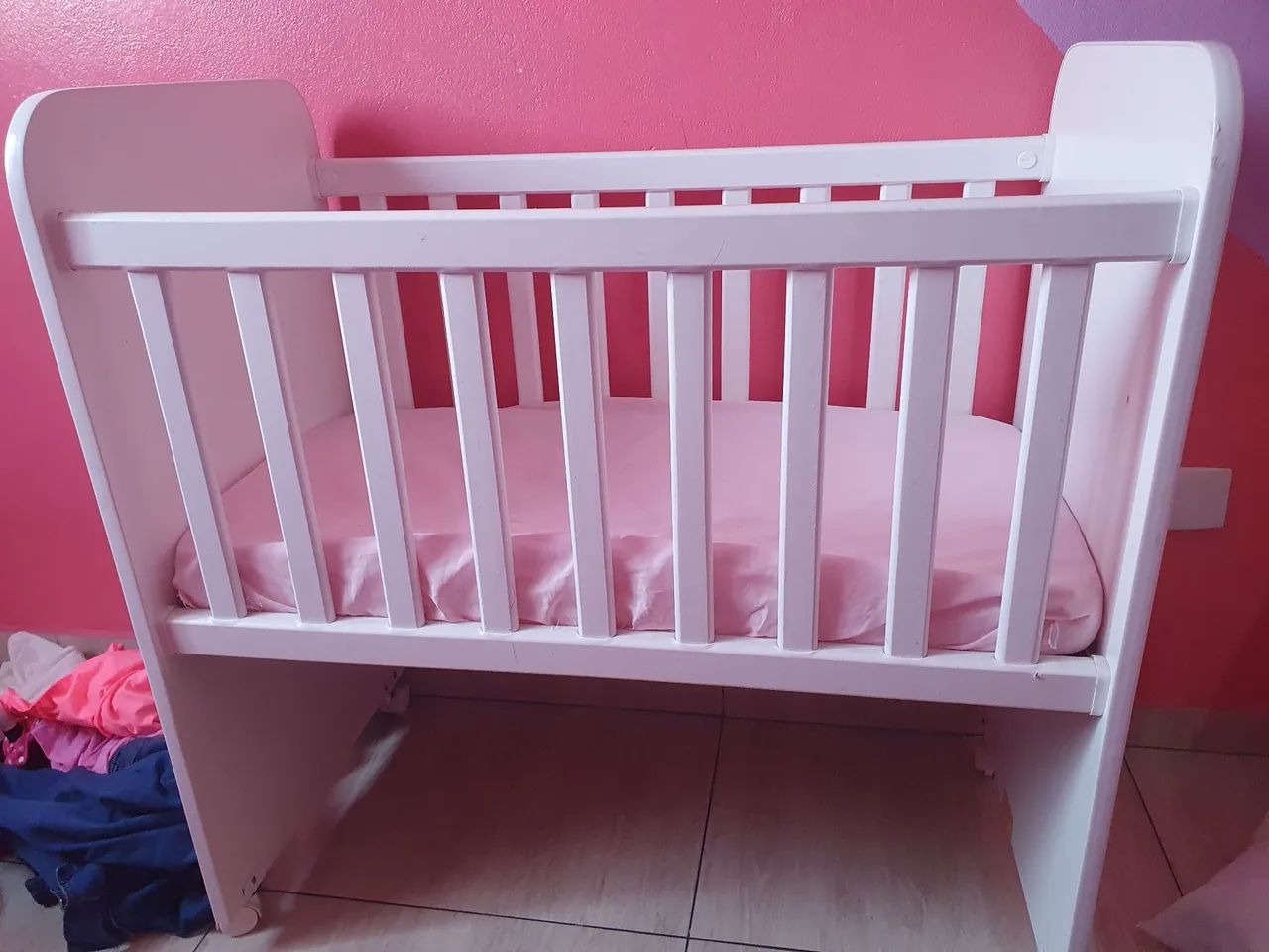 Mini berço com colchão 