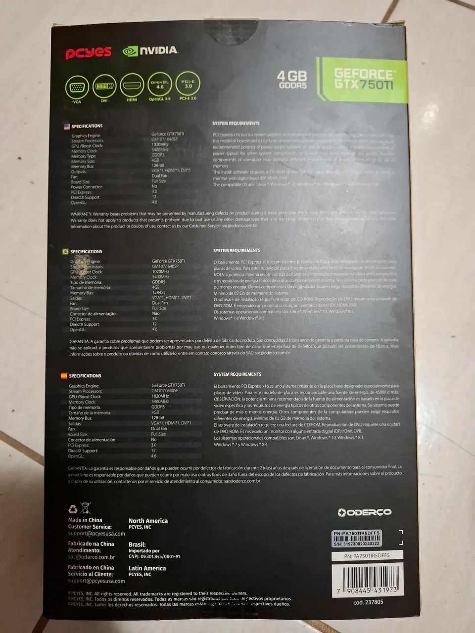 Placa de video GTX 750 Ti - Foto 2