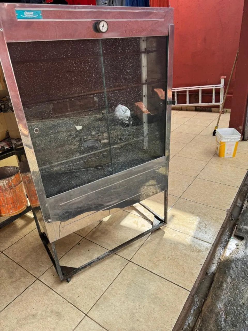 Assador de frango a gás 4 espetos seminovo - Foto 3