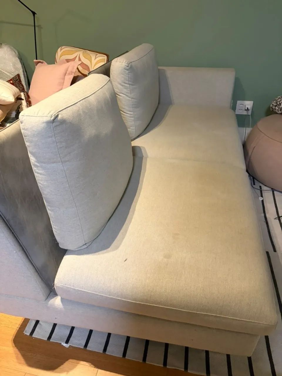 Sofá modular 2/3 lugares + Chaise longue - Foto 3
