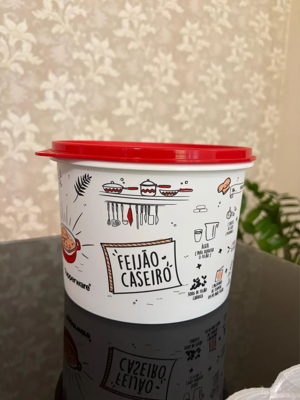 Caixa mantimentos Tupperware 