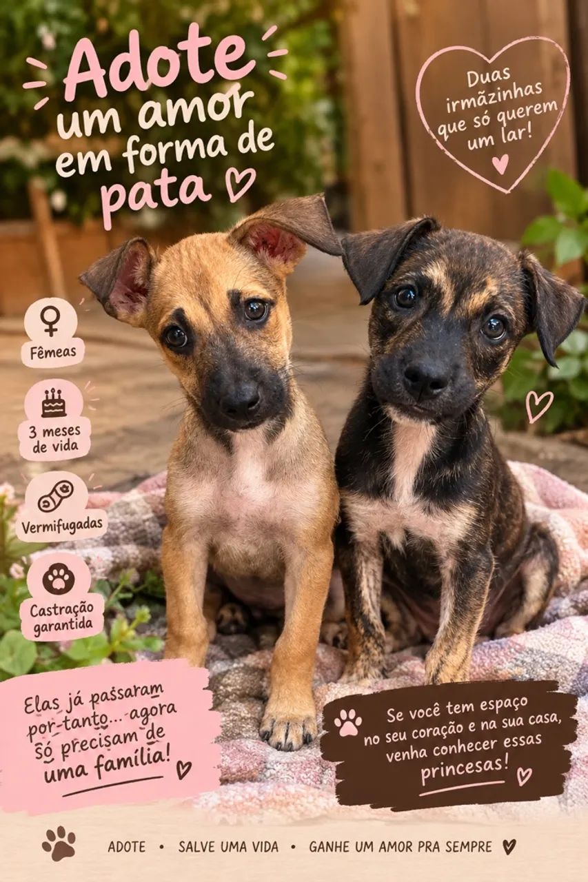 Cachorrinhas para adoção - Foto 2