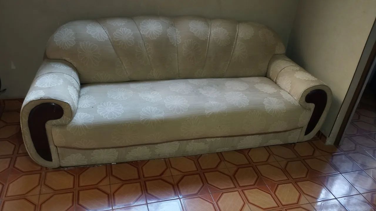 Sofá de 4 lugares da Mesbla 