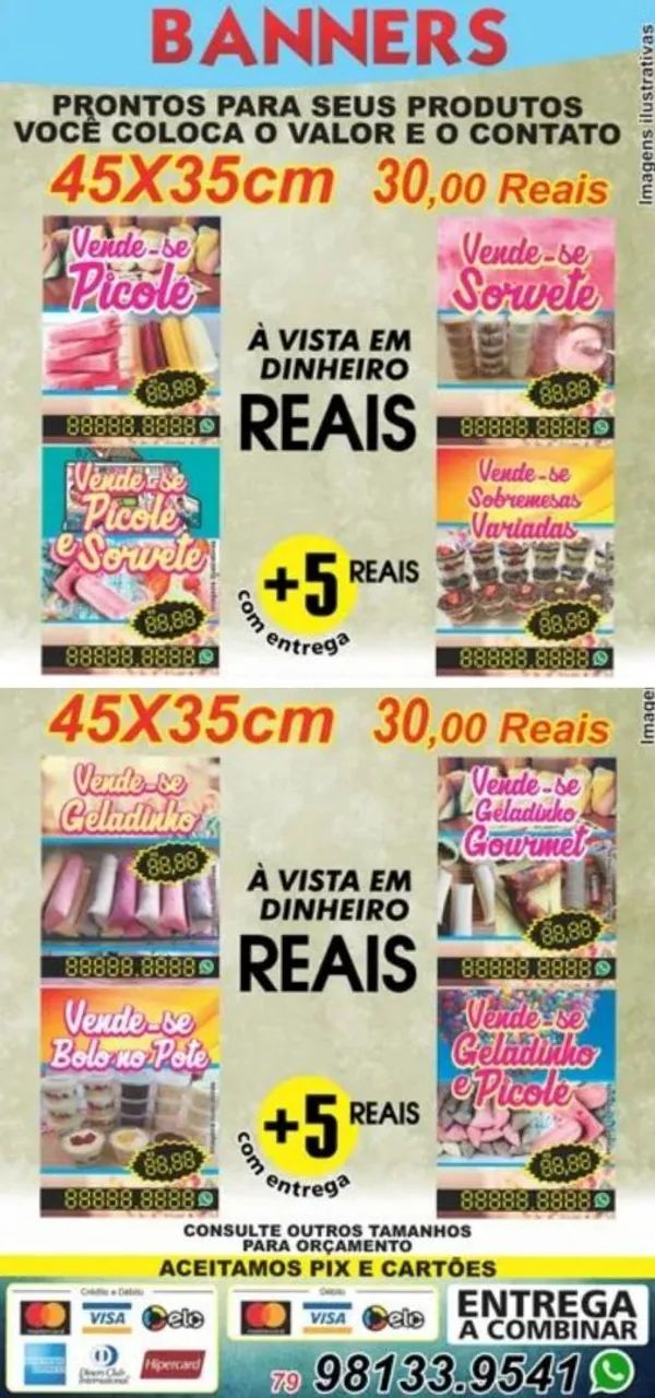 Banners para decorar ou anunciar.  Área interna e externa.  - Foto 2