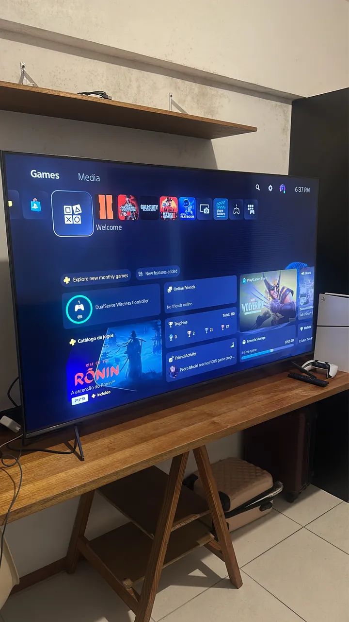 TV 65 polegadas 4k 120hz TCL nova na caixa - Foto 2
