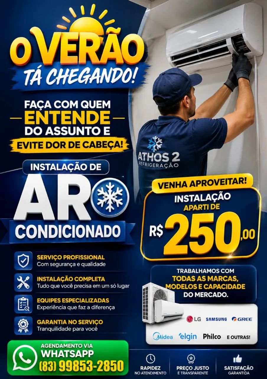Ar condicionado, instalação, manutenção e consertos em geral. - Foto 2