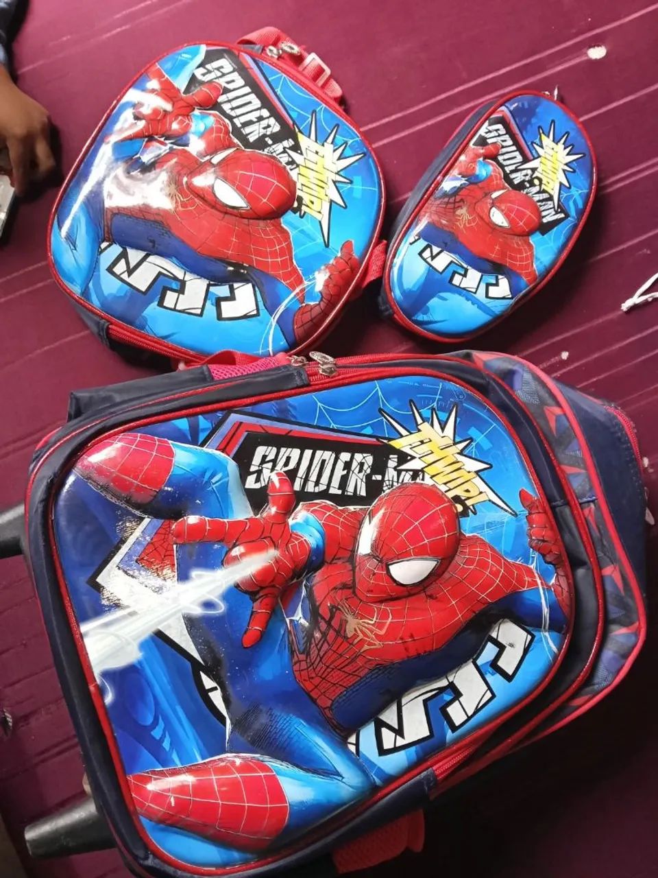 MOCHILA INFANTIL HOMEM ARANHA