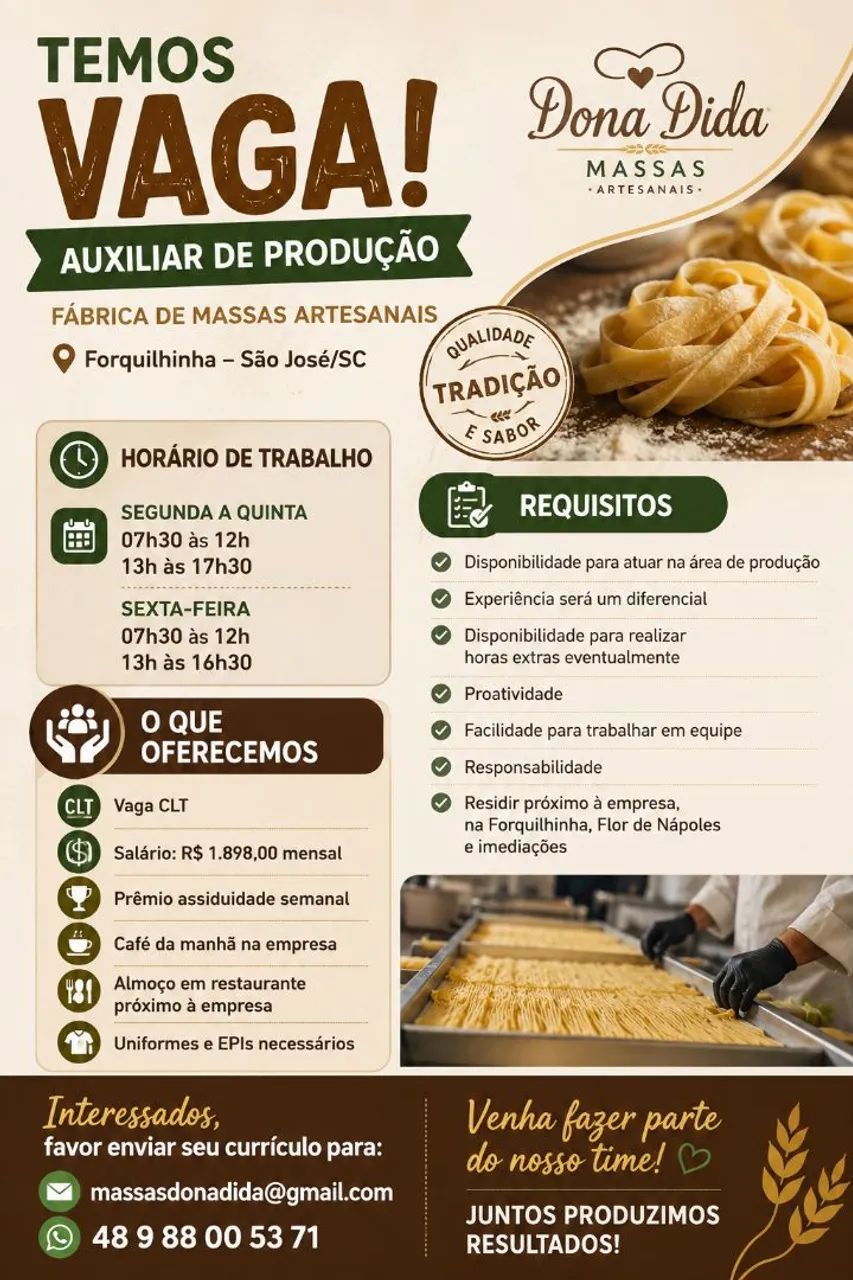 Auxiliar de Producao