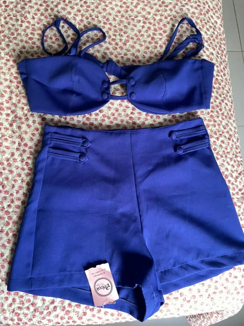 Conjunto Feminino Azul Marinho P (36/38)