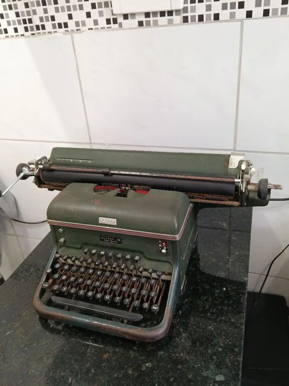 Máquina de datilografia antiga  - Foto 2