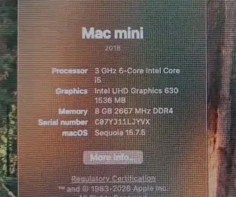MacMini 2018 I5 - Computadores e Desktops - Porto Velho, São