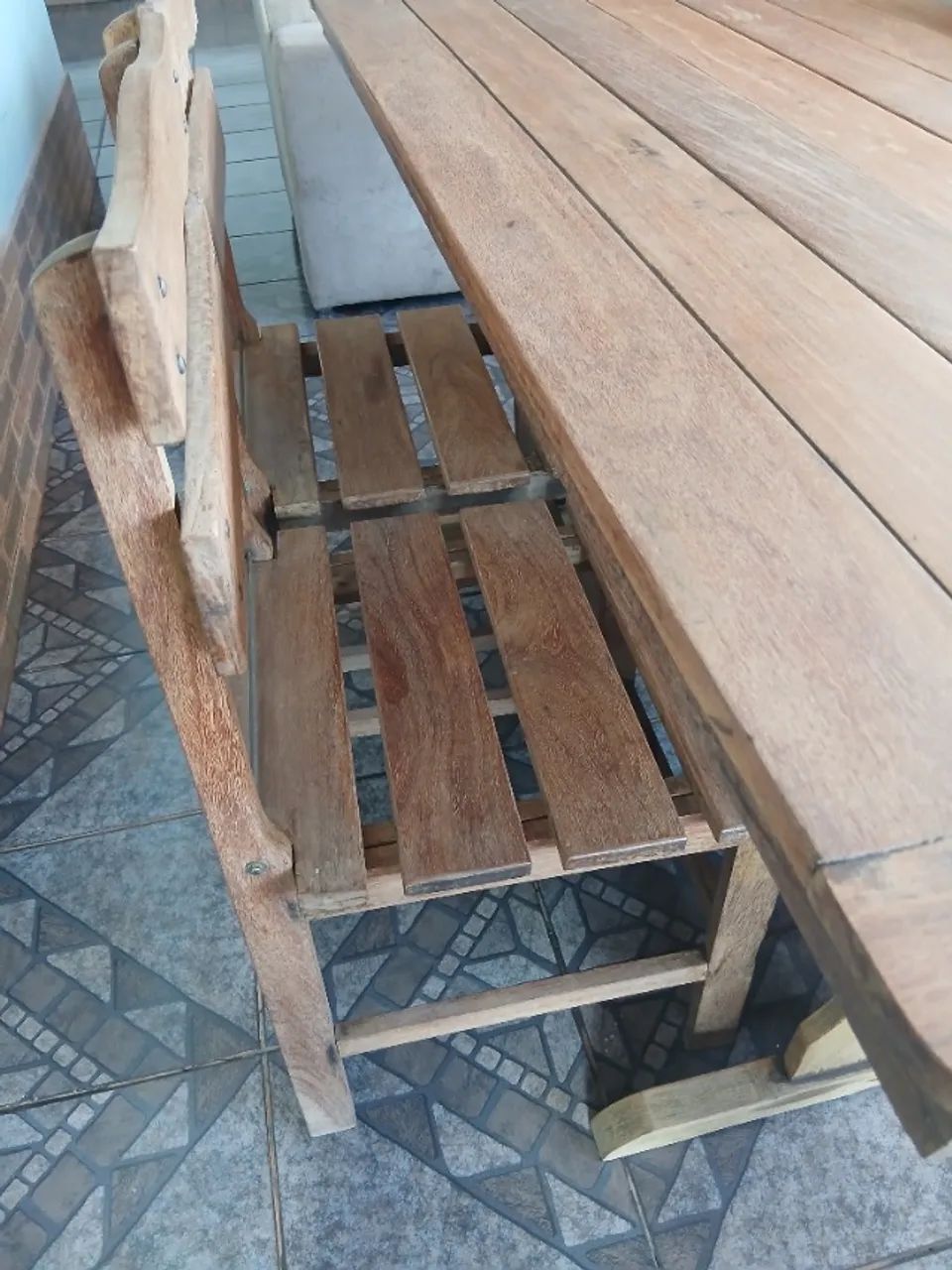 Conjunto mesa Sucupira com 04 cadeiras  - Foto 2
