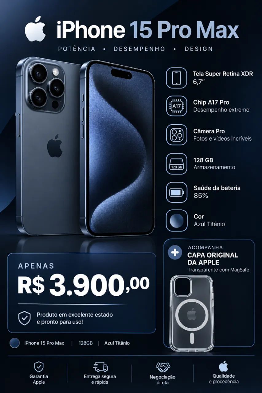 Iphone 15 ProMax 128GB