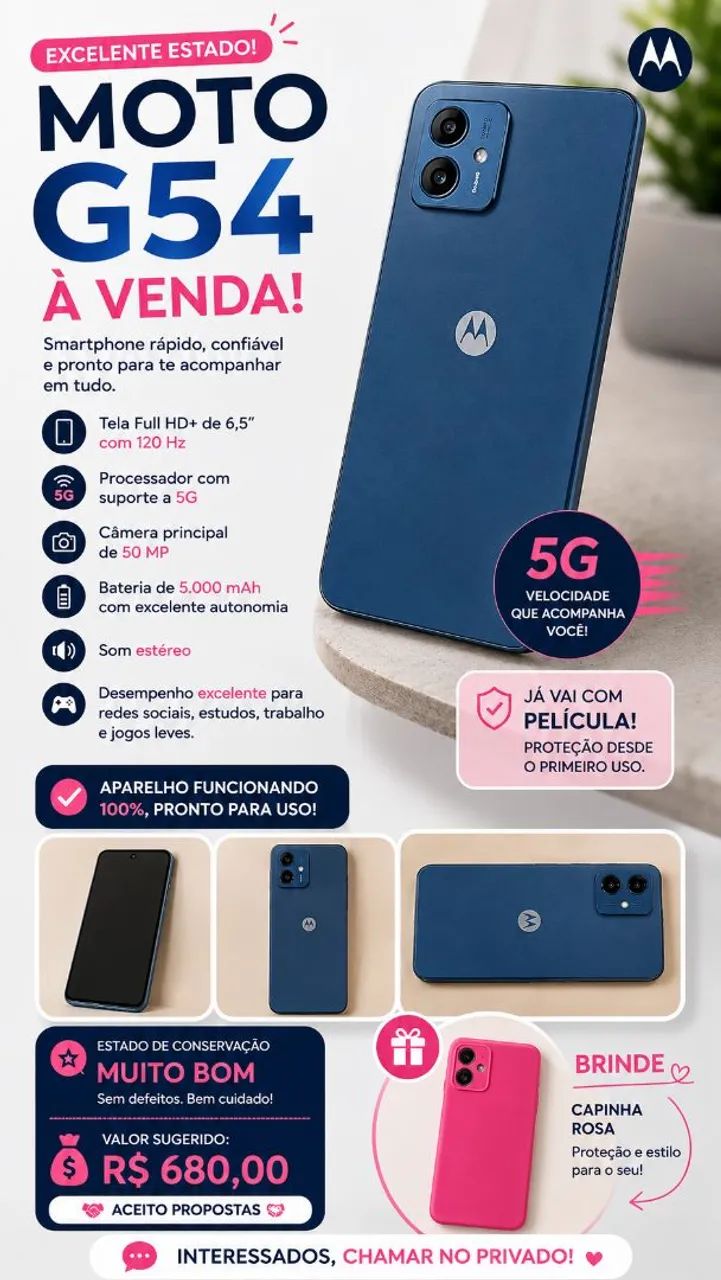 Moto G54 - Excelente Estado 