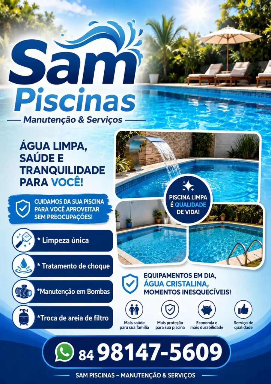 Sam Piscinas  - Manutenção & Serviços 