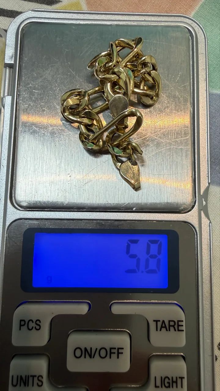 Pulseira ouro 3x1 5.8g 19cm - Foto 3