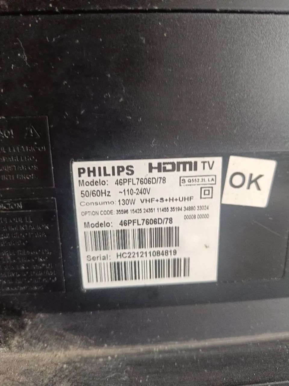 Tv Philips queimada - Foto 3