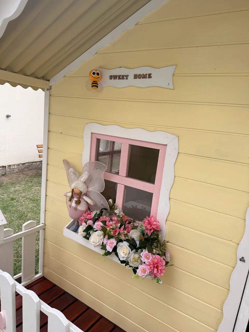 Casinha de Brinquedo Infantil Completa (Mobiliada) - Praticamente Nova - Foto 5