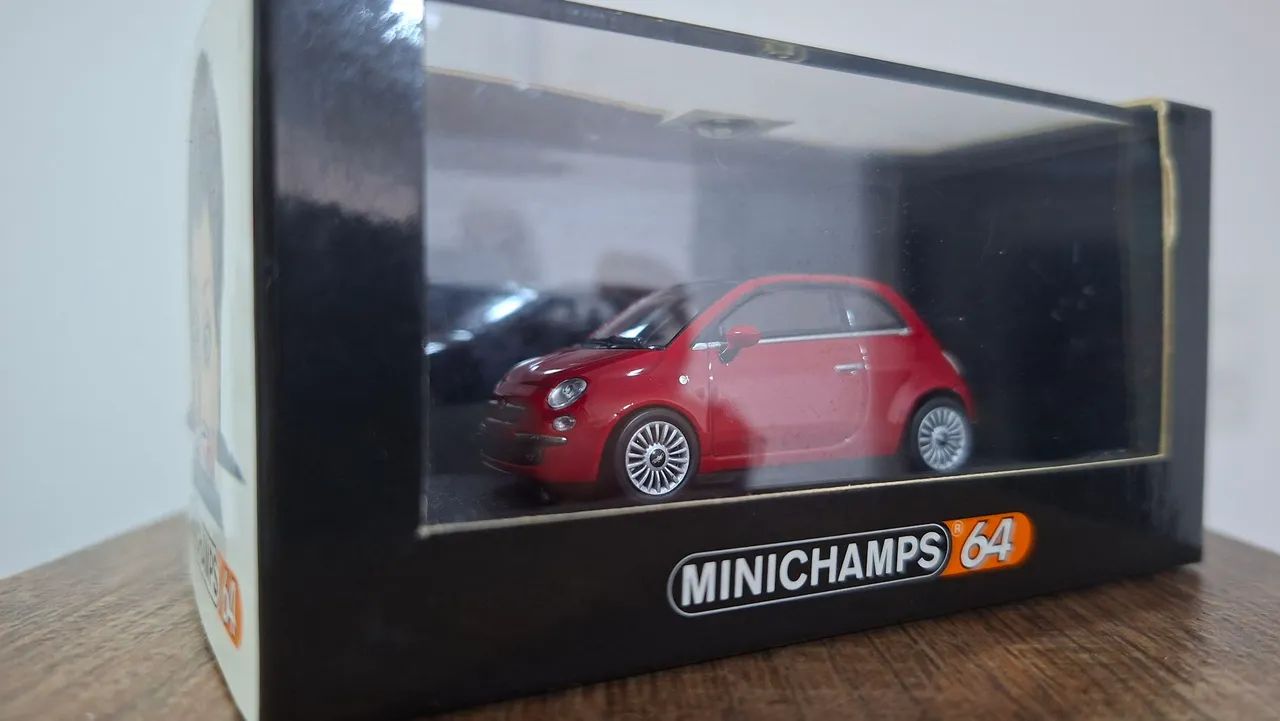 Minichamps Fiat 500 1:64 Red - Foto 2