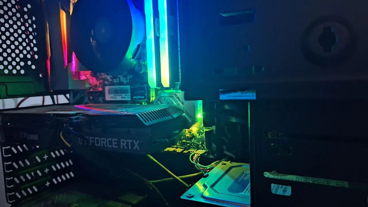 PC Gamer Placa 3060ti - Roda tudo - Foto 5