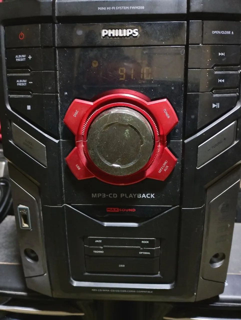 Micro sistem Philips 130w RMS FUNCIONANDO leiam !  - Foto 2