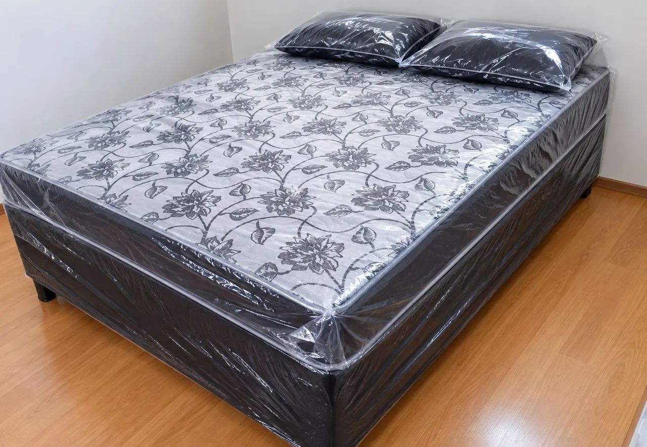 Cama casal box nova direto de fabrica 