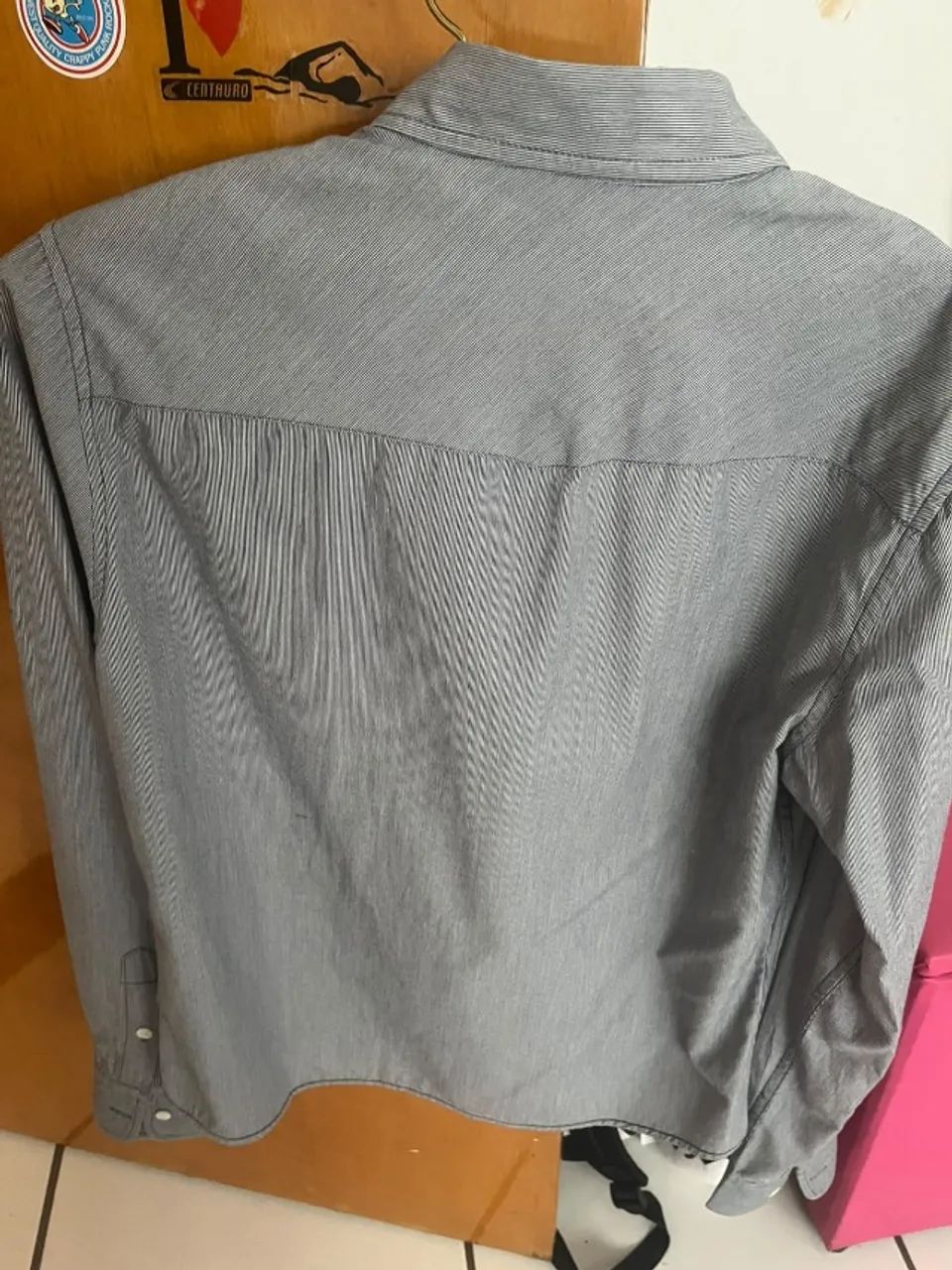 Camisa Social Cinza - Foto 3
