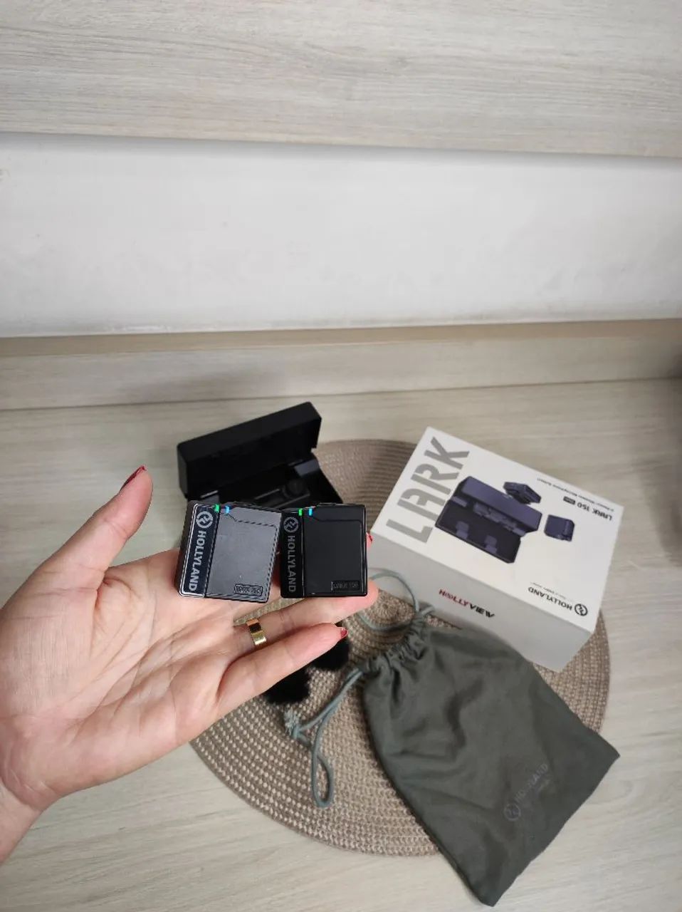 Microfone hollyland lark 150 Duo | kit - Foto 4